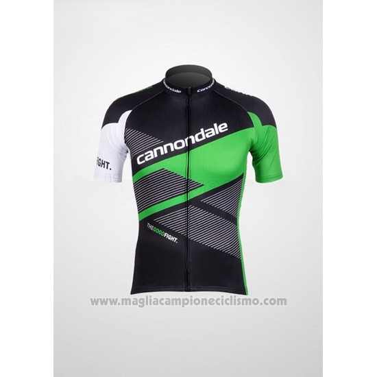 2012 Abbigliamento Ciclismo Cannondale Nero e Verde Manica Corta e Salopette